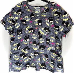Batman scrub top size 3x